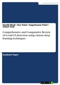 Cover: Comprehensive and Comparative Review of Covid-19 detection using various deep learning techniques - GRIN Verlag