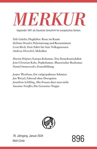 Abbildung von: MERKUR 1/2024, Jg.78 - Klett-Cotta