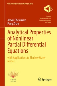 Enlarge image Cover: Analytical Properties of Nonlinear Partial Differential Equations - Springer