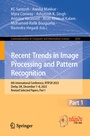 Cover: Recent Trends in Image Processing and Pattern Recognition - Springer