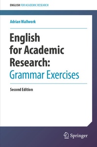Enlarge image Cover: English for Academic Research: Grammar Exercises - Springer