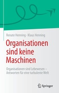 Cover: Organisationen sind keine Maschinen - Springer