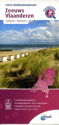 Abbildung von: Zeeuws Vlaanderen: Cadzand-Breskens hiking region map - ANWB BV, Netherlands