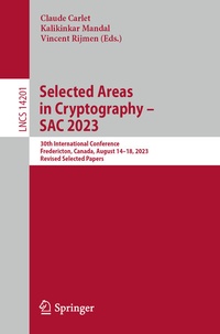 Abbildung von: Selected Areas in Cryptography - SAC 2023 - Springer
