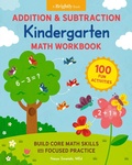 Cover: Addition and Subtraction Kindergarten Math Workbook - Z Kids