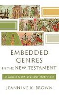 Enlarge image Cover: Embedded Genres in the New Testament - Baker Academic