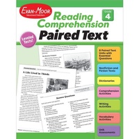 Enlarge image Cover: Reading Comprehension: Paired Text, Grade 4 Teacher Resource - Evan-Moor Educational Publishers
