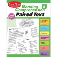 Enlarge image Cover: Reading Comprehension: Paired Text, Grade 5 Teacher Resource - Evan-Moor Educational Publishers