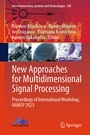 Cover: New Approaches for Multidimensional Signal Processing - Springer