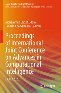 Enlarge image Cover: Proceedings of International Joint Conference on Advances in Computational Intelligence - Springer