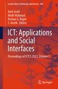 Cover: ICT: Applications and Social Interfaces - Springer