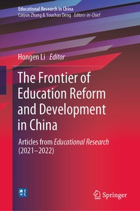 Enlarge image Cover: The Frontier of Education Reform and Development in China - Springer