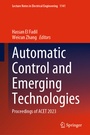 Cover: Automatic Control and Emerging Technologies - Springer