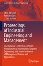 Cover: Proceedings of Industrial Engineering and Management - Springer