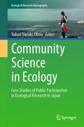 Cover: Community Science in Ecology - Springer