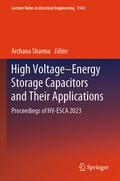 Cover: High Voltage-Energy Storage Capacitors and Their Applications - Springer