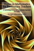 Cover: Topics in Mathematics For Elementary Teachers - Information Age Publishing
