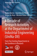 Cover: A Decade of Research Activities at the Department of Industrial Engineering (UniNa-DII) - Springer
