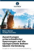 Cover: Auswirkungen unterschiedlicher Spannungen auf die nachgeruestete Balken-Saeulen-Verbindung - Verlag Unser Wissen