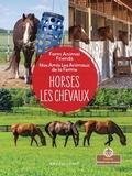 Cover: Les Chevaux (Horses) Bilingual Eng/Fre - Crabtree Roots