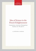 Cover: Idea of Science in the French Enlightenment - American Philosophical Society Press