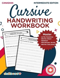 Enlarge image Cover: Intermediate Cursive Handwriting Workbook - Chalkboard Publishing Inc