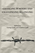 Cover: Changing Borders and Challenging Belonging - Peter Lang Verlag