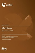 Cover: Machining - MDPI AG