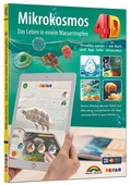 Cover: Mikrokosmos 4D - Bakterien - Natur - Das Leben in einem Wassertropfen - mit App, entdecke die Welt im ganz Kleinen - Markt + Technik