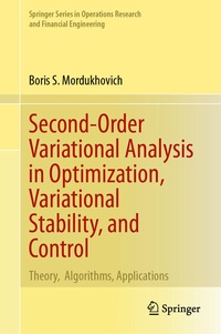 Abbildung von: Second-Order Variational Analysis in Optimization, Variational Stability, and Control - Springer
