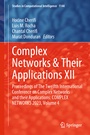 Cover: Complex Networks & Their Applications XII - Springer