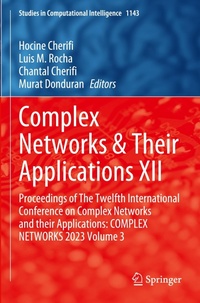 Enlarge image Cover: Complex Networks & Their Applications XII - Springer