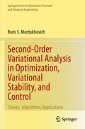 Cover: Second-Order Variational Analysis in Optimization, Variational Stability, and Control - Springer