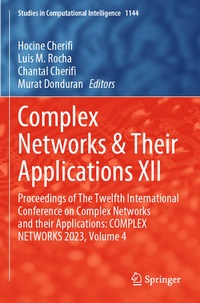 Enlarge image Cover: Complex Networks & Their Applications XII - Springer