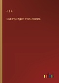 Cover: On Early English Pronunciation - Outlook Verlag