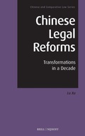 Cover: Chinese Legal Reforms - Martinus Nijhoff
