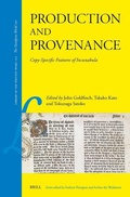 Cover: Production and Provenance - Brill