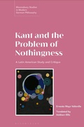 Cover: Kant and the Problem of Nothingness - Bloomsbury Academic