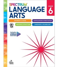 Enlarge image Cover: Spectrum Language Arts Workbook, Grade 6 - Spectrum