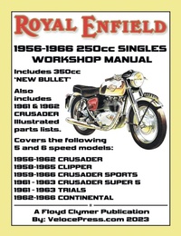 Abbildung von: ROYAL ENFIELD 1956-1966 250cc CRUSADER SERIES & 350cc 'NEW BULLET' FACTORY WORKSHOP MANUAL & PARTS MANUAL - Veloce Enterprises, Inc.