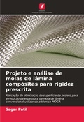 Cover: Projeto e analise de molas de lamina compositas para rigidez prescrita - Edicoes Nosso Conhecimento