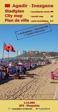Cover: Stadtplan Agadir - Cityplan Inezgane 1:15.000 + Ausflugstipps + GPS-Waypoints - Huber Kartographie