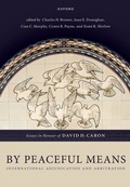 Cover: By Peaceful Means - OUP eBook