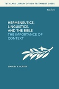 Cover: Hermeneutics, Linguistics, and the Bible - T.& T.Clark Ltd