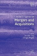 Cover: A Research Agenda for Mergers and Acquisitions - Edward Elgar Publishing