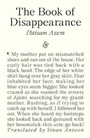 Cover: The Book of Disappearance - And Other Stories