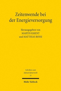 Abbildung von: Zeitenwende bei der Energieversorgung - Mohr Siebeck