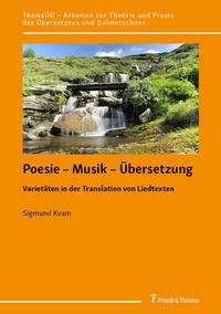 Abbildung von: Poesie - Musik - Übersetzung - Frank & Timme