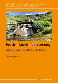 Abbildung von: Poesie - Musik - Übersetzung - Frank & Timme