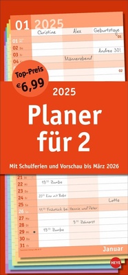Enlarge image Cover: Basic Planer für zwei 2025 - Heye